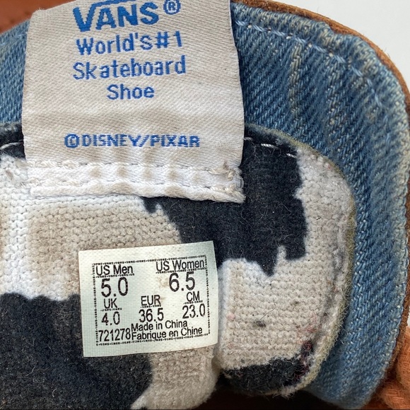 ❌SOLD❌ DISNEY TOY STORY Vans Woody Cactus “Boots” - Picture 7 of 8